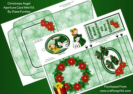 Christmas Angel Aperture Card Kit