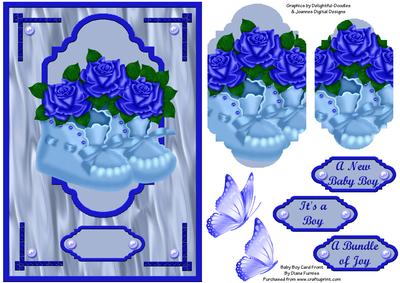 Baby Boy Card Front