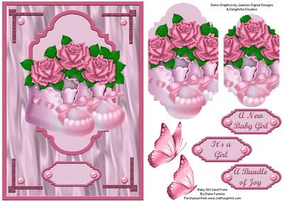 Baby Girl Card Front