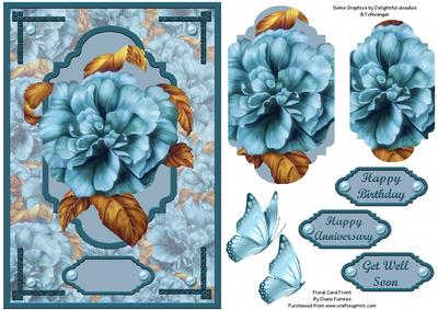 Floral Card Front