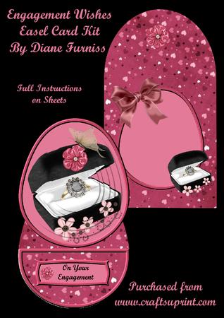 Engagement Wishes Easel Card Kit