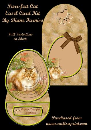 Purr-fect Cat Easel Card Kit