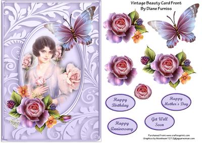 Vintage Beauty Card Front