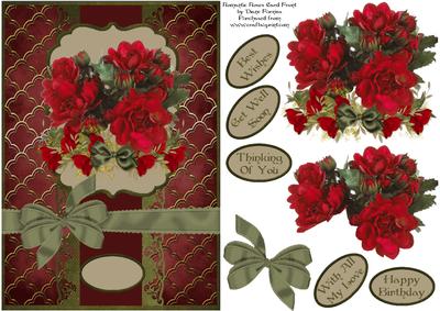 Romantic Roses Card Front