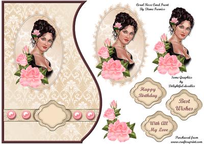 Elegance and Roses Card Front
