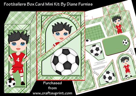 Footballer Box Card Mini Kit