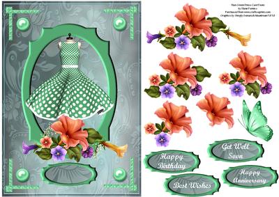That Green Dress Card Front