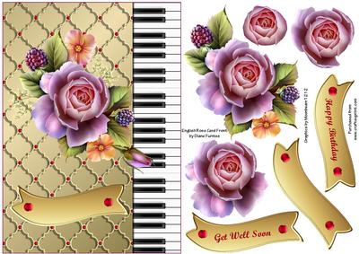 English Rose Card Front