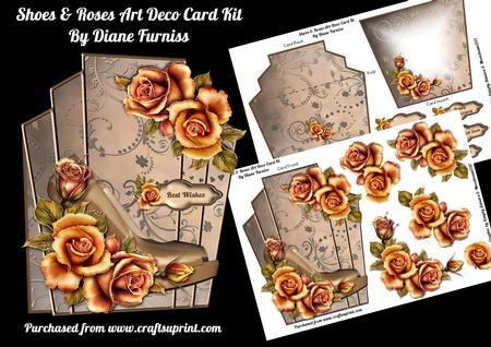 Shoes & Roses Art Deco Card Kit