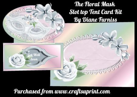 The Floral Mask Slot Top Tent Card Kit
