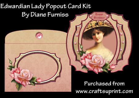 Edwardian Lady Popout Card Kit