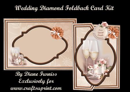 Wedding Diamond Foldback Card Kit