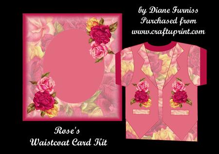 Rose's Waistcoat Card Kit