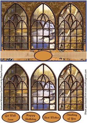 Autumn Windows Card Front