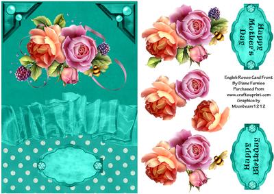 English Rose Card Front