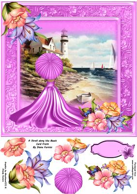 A Stroll Along the Beach Card Front