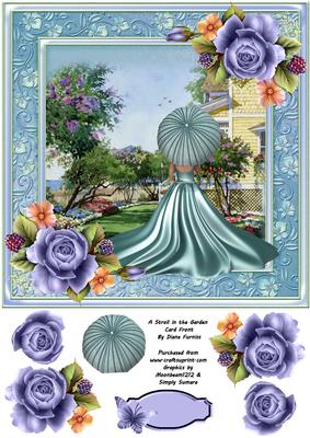A Stroll in the Garden Card Front