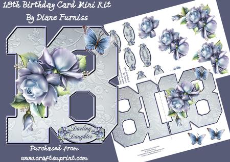 18th Birthday Card Mini Kit