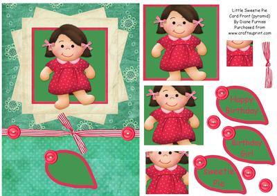 Sweetie Pie Pyramid Card Front