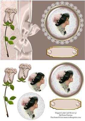 Elegant Lady Card Front (3)
