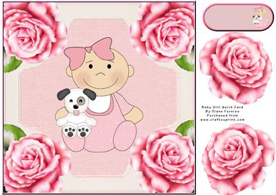 Baby Girl Quick Card