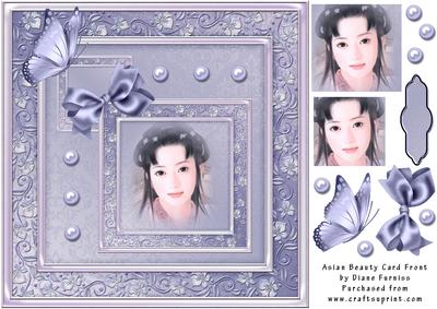Asian Beauty Card Front