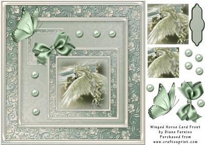 Winged Horse Card Front