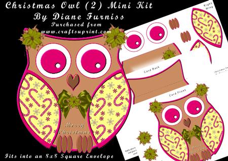 Christmas Owl (2) Mini Kit
