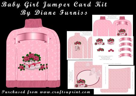 Baby Girl Jumper Card Kit