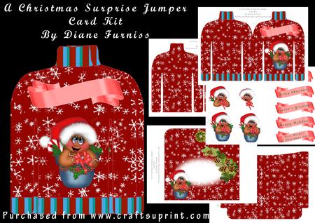 Christmas Surpise Jumper Card Kit