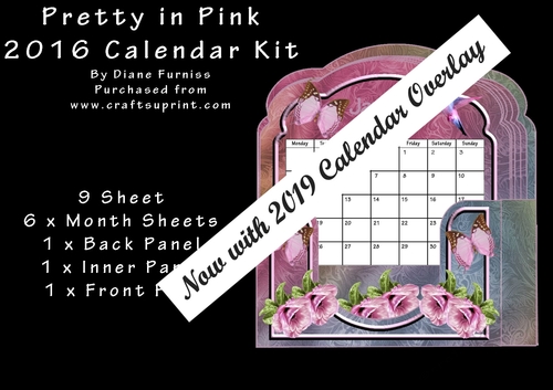Pretty in Pink 2016 Calendar Kit