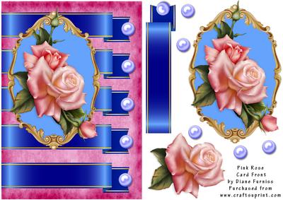 Pink Rose Card Front