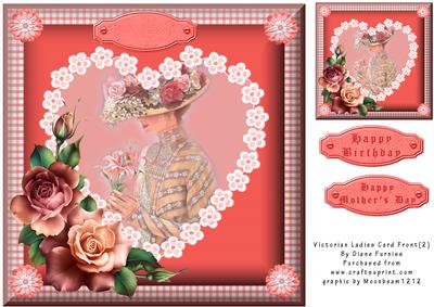 Victorian Ladies Card Front (2)