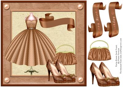 Party Dress Card Front