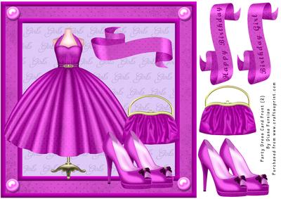 Party Dress Card Front (2)