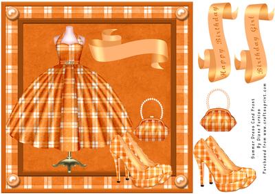 Summer Dress Card Front