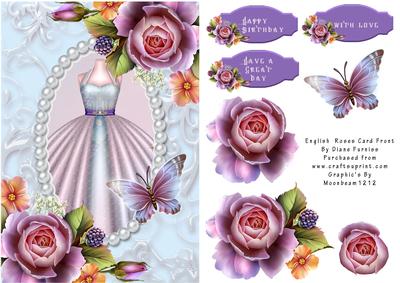 English Roses Card Front