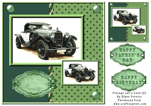 Vintage Car Card (2)