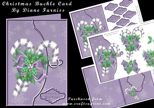 Christmas Buckle Card Mini Kit