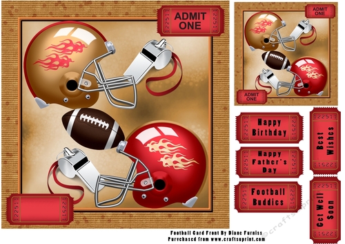 Football Card Front
