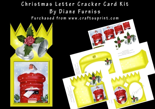 Christmas Letter Cracker Card Kit