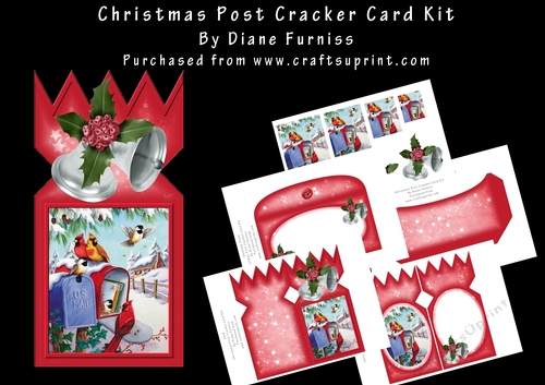 Christmas Post Cracker Card Kit