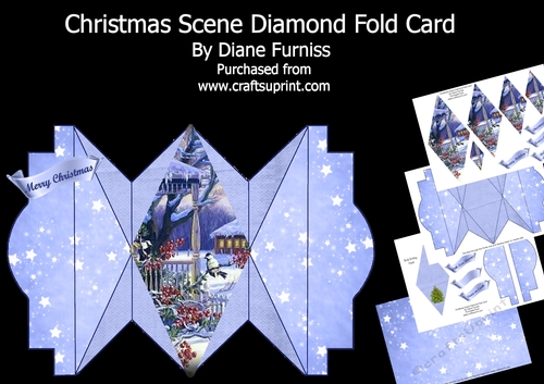 Christmas Scene Diamond Card Mini Kit