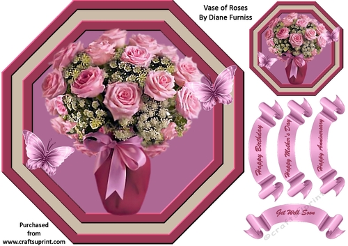 Vase of Roses