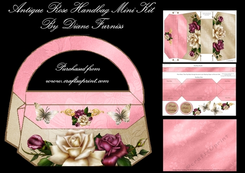 Antique Rose Handbag Mini Kit