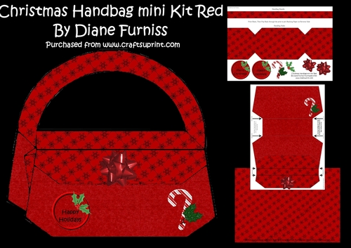 Christmas Handbag Mini Kit Red
