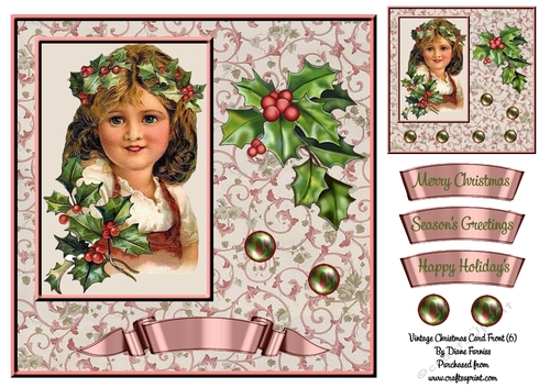Vintage Christmas Card Front (6)