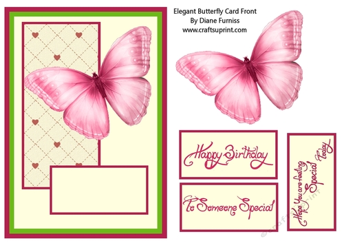 Elegant Butterfly Card Front (1)