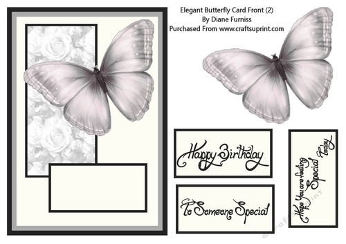 Elegant Butterfly Card Front (2)