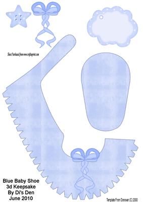 Blue Baby Shoe